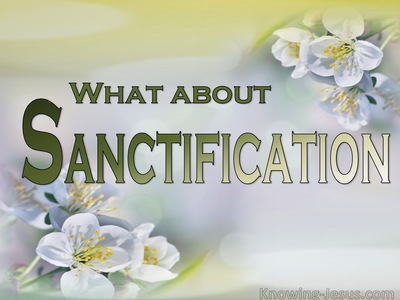 What About Sanctification?